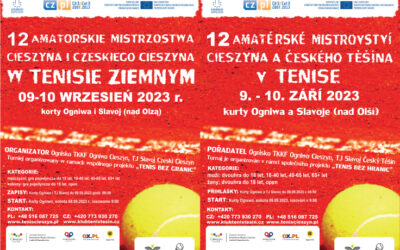 🎾 12 Amatorskie Mistrzostwa Cieszyna i Czeskiego Cieszyna w Tenisie Ziemnym! #AMCT2023 🎾